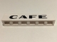 Part No: 3009pb210  Name: Brick 1 x 6 with Black 'CAFE' Sans-Serif Thick Pattern