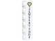 Part No: 3009pb280  Name: Brick 1 x 6 with Dark Green 'JEWELRY SHOP' and Yellow and Gold Gem Pattern on Both Sides (Stickers) - Set 43302