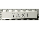 Lot ID: 356496904  Part No: 3009px15  Name: Brick 1 x 6 with Black 'TAXI' Thin Pattern