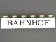 Part No: 3009px42  Name: Brick 1 x 6 with Black 'BAHNHOF' Thin Pattern