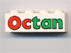 Lot ID: 62026169  Part No: 3010pb021  Name: Brick 1 x 4 with Red and Green 'Octan' Pattern
