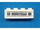 Lot ID: 389818985  Part No: 3010pb035s  Name: Brick 1 x 4 with Car Grille Chrome Pattern (Surface Print)