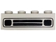 Part No: 3010pb036d  Name: Brick 1 x 4 with Car Grille Black Pattern (Debossed Print)