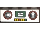 Part No: 3010pb069  Name: Brick 1 x 4 with Radio and Tape Player Pattern (Sticker) - Set 4165
