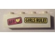 Part No: 3010pb281  Name: Brick 1 x 4 with 'BFF' Yellow Heart and 'GIRLS RULE!' Pattern (Sticker) - Set 41333