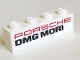 Part No: 3010pb308  Name: Brick 1 x 4 with 'PORSCHE' and 'DMG MORI' Pattern on Both Sides (Stickers) - Set 75887