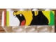 Part No: 3011pb021  Name: Duplo, Brick 2 x 4 with Zoo Time Mosaic Picture 04 Pattern
