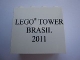 Lot ID: 22802346  Part No: 30144pb097  Name: Brick 2 x 4 x 3 with LEGO Tower Event Brasil 2011 Pattern
