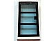 Part No: 30179c03  Name: Door, Frame 1 x 4 x 6 with 4 Holes on Top and Bottom with Black Door 1 x 4 x 6 with 3 Panes with Trans-Light Blue Glass (30179 / x39c01)