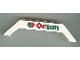 Lot ID: 123051078  Part No: 30180pb06  Name: Slope 45 10 x 2 x 2 Double with Octan Logo Pattern (Sticker) - Set 6582