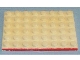 Part No: 3036oldpb01  Name: Plate 6 x 8 with Waffle Bottom with Red Line on 1 Long Edge Pattern