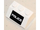 Part No: 3038pb09  Name: Slope 45 2 x 3 with White 'POLICE' on Black Background Pattern (Sticker) - Set 5985