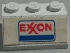 Part No: 3038pb10  Name: Slope 45 2 x 3 with ﻿Exxon Logo Pattern (Sticker) - Set 554
