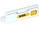 Part No: 30413pb049R  Name: Panel 1 x 4 x 1 with Rivets, Yellow Handle and Black 'RESCUE' on Yellow Arrow Pattern Model Right Side (Sticker) - Set 60079