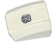 Part No: 30602pb074  Name: Slope, Curved 2 x 2 Lip with Silver Police Badge Pattern (Sticker) - Set 60086