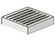 Lot ID: 395519881  Part No: 3068p07  Name: Tile 2 x 2 with Black Grille with 7 Lines Pattern