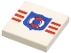 Part No: 3068p66  Name: Tile 2 x 2 with Coast Guard Shield and Stripes Pattern
