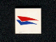 Lot ID: 327617733  Part No: 3068pb0015  Name: Tile 2 x 2 with Red and Blue Windsurfer Triangles Pattern
