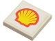 Part No: 3068pb0150  Name: Tile 2 x 2 with Shell Logo Pattern (Sticker) - Set 6378