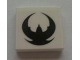 Part No: 3068pb0318  Name: Tile 2 x 2 with Black Exo-Force Logo Pattern (Sticker) - Sets 7705 / 7709