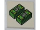 Lot ID: 395590535  Part No: 3068pb0464  Name: Tile 2 x 2 with 2 Stacks of 100 Dollar Bills Money Pattern
