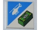 Lot ID: 144536833  Part No: 3068pb0467  Name: Tile 2 x 2 with Helicopter and Stack of 100 Dollar Bills Money Pattern