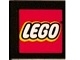 Lot ID: 408774989  Part No: 3068pb0560  Name: Tile 2 x 2 with LEGO Logo on Black Background Pattern