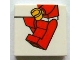 Part No: 3068pb0611  Name: Tile 2 x 2 with Minifigure Legs and Left Hand Pattern