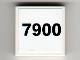 Lot ID: 302427693  Part No: 3068pb0663  Name: Tile 2 x 2 with '7900' Pattern (Sticker) - Set 7900