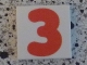 Lot ID: 293679014  Part No: 3068pb0704  Name: Tile 2 x 2 with Number 3 Red Pattern