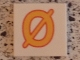 Lot ID: 397466637  Part No: 3068pb0738  Name: Tile 2 x 2 with Letter Ø Yellow Pattern