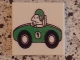 Lot ID: 397458755  Part No: 3068pb0740  Name: Tile 2 x 2 with Green Race Car Pattern