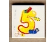Part No: 3068pb0744  Name: Tile 2 x 2 with Number 5 and Bricks Pattern