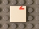 Part No: 3068pb0807  Name: Tile 2 x 2 with Red '2' Lower Half Pattern