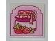 Part No: 3068pb0818  Name: Tile 2 x 2 with Strawberry Preserves Pattern