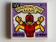 Lot ID: 254127520  Part No: 3068pb0828  Name: Tile 2 x 2 with Radioactive Man Comic Book Cover Pattern