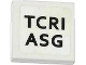 Lot ID: 323828910  Part No: 3068pb0829  Name: Tile 2 x 2 with 'TCRI' and 'ASG' Pattern (Sticker) - Set 79104