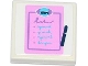Lot ID: 265596292  Part No: 3068pb0831  Name: Tile 2 x 2 with 'NEWS' Notepad and Pen Pattern (Sticker) - Set 41056