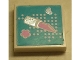Lot ID: 318955063  Part No: 3068pb0890  Name: Tile 2 x 2 with Heart, Lipstick and Flower Pattern (Sticker) - Set 3187