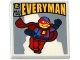 Part No: 3068pb0927  Name: Tile 2 x 2 with Simpsons 'EVERYMAN' Comic Book Pattern