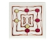 Part No: 3068pb0942  Name: Tile 2 x 2 with Elven Gameboard and Magenta and Yellow Tiles Pattern (Sticker) - Set 41072