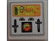 Part No: 3068pb1096  Name: Tile 2 x 2 with Control Panel and Gauges Pattern (Sticker) - Set 7644