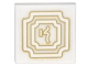 Lot ID: 249540318  Part No: 3068pb1107  Name: Tile 2 x 2 with Gold Concentric Borders and Ninjago Logogram Letter S Pattern (Sticker) - Set 70620
