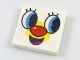 Lot ID: 312605637  Part No: 3068pb1126  Name: Tile 2 x 2 with PPG Smartphone Face with Red Nose Pattern