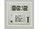 Lot ID: 206352082  Part No: 3068pb1139  Name: Tile 2 x 2 with Gray Screen with '00:12' Pattern (Sticker) - Set 8637