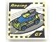 Lot ID: 239489781  Part No: 3068pb1141  Name: Tile 2 x 2 with 'Racing', 'GT' and Race Car Video Game Pattern