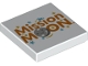 Lot ID: 346335361  Part No: 3068pb1184  Name: Tile 2 x 2 with 'Mission MOON' Pattern
