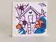 Part No: 3068pb1298  Name: Tile 2 x 2 with Tree House and Ladder Pattern (Sticker) - Set 41335