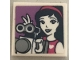 Part No: 3068pb1304  Name: Tile 2 x 2 with Olivia and Robot Pattern (Sticker) - Set 41307