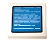 Part No: 3068pb1481  Name: Tile 2 x 2 with Computer Monitor with Blue Screen and White Text Pattern (Sticker) - Set 75936